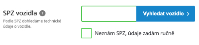 SPZ vozidla